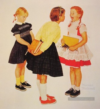  normando Pintura - chequeo 1957 Norman Rockwell